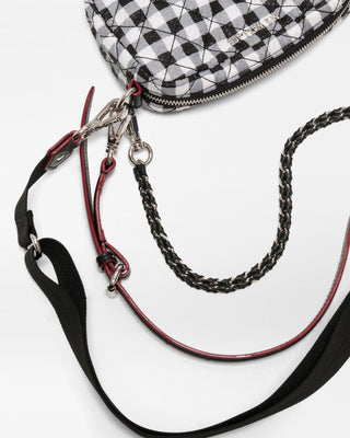 MZ Wallace Mini Crosby - B&amp;W Gingham