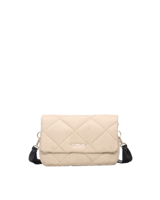 Madison Flap Crossbody - Buff/Black