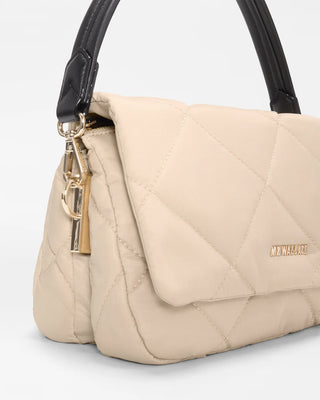 Madison Flap Crossbody - Buff/Black