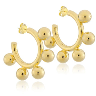 Sheila Fajil Augusta Hoops - Gold