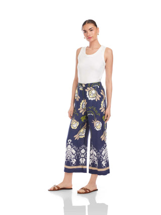 Tilly Cropped Pants - Print