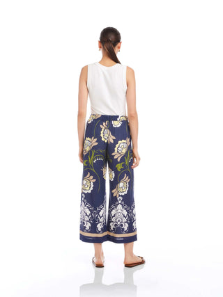 Tilly Cropped Pants - Print