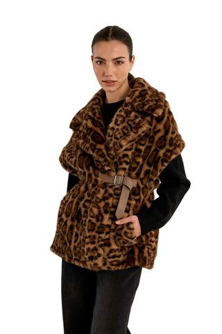 Ladies Woven Sleeveless Jacket