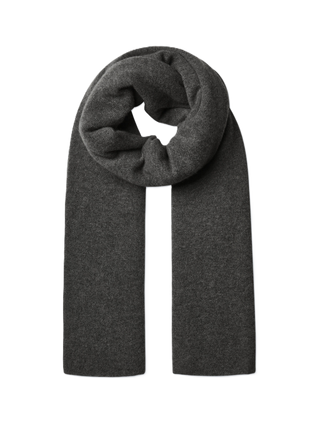 Cashmere Travel Wrap - Dark Slate Heather