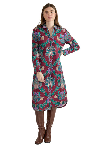 Double A Cleo Dress - Damask