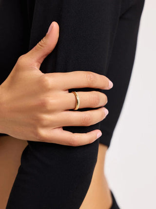 Ana Luisa Celine Double Ring - Gold