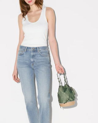 MZ Wallace Waverly Espadrille Bucket - Agave Green