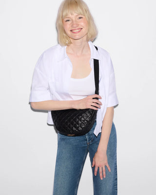 MZ Wallace Small Metro Smile Bag - Black