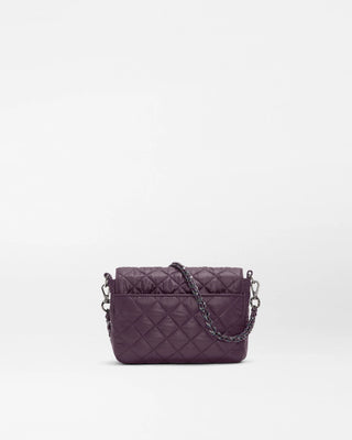 MZ Wallace Small Crosby Lock Crossbody II - Raisin