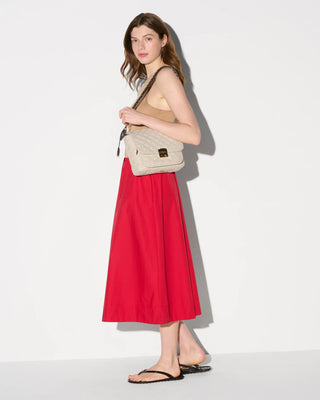 MZ Wallace Medium Crosby Lock Crossbody - Sandy Linen