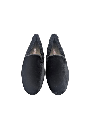 Audrey Flat - Black Velvet