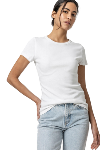 Short Sleeve Crew - White