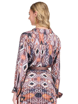 Jade Mesa Button Down Shirt - Copper