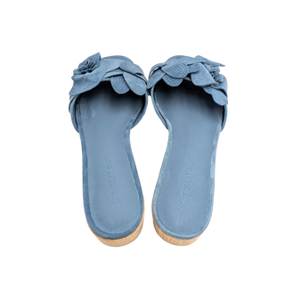 Baja Heel - Blue Suede