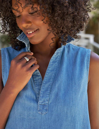 Frank & Eileen - Maxi Polo Dress - Vintage Stonewashed Indigo