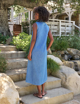 Frank & Eileen - Maxi Polo Dress - Vintage Stonewashed Indigo