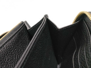 Louis Vuitton Black Empreinte Zippy