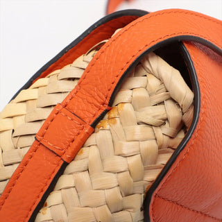 Chloe Orange Marcy Basket Small Crossbody