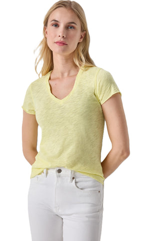 Lilla P Twisted Binding V-Neck - Buttercup