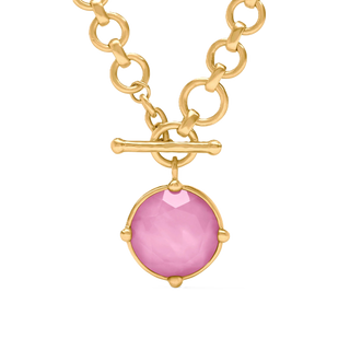 Honeybee Demi Necklace - Iridescent Tourmaline Pink