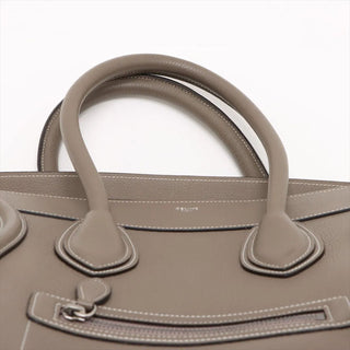 Celine Greige Mini Luggage Shopper