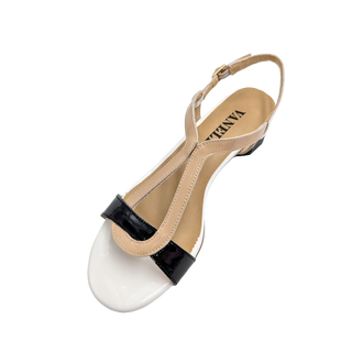 Vaneli Hollis - Black/Nude/White Pat