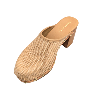 Melody Heel - Natural Raffia