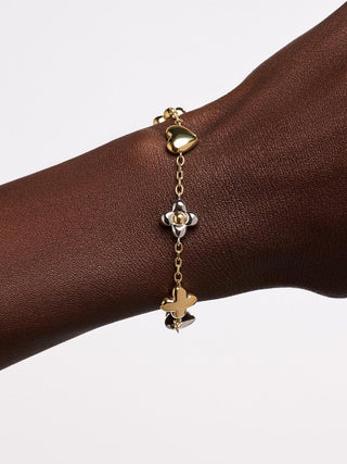 Ana Luisa Gold Charm Bracelet - Azura Bracelet