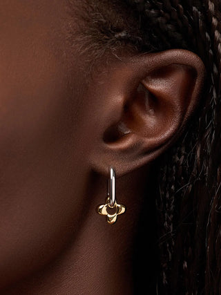 Ana Luisa Flower Earrings - Cassia Hoops