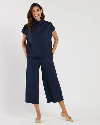 Jude Connally Tillie Denim Top - Navy