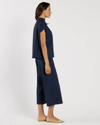 Jude Connally Tillie Denim Top - Navy