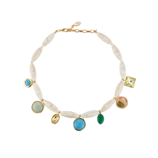 Adriana Necklace - White Multi