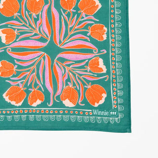 Winne Bandana - Green/Orange