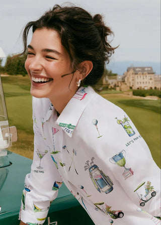 Camisa Blouse - Silk Golf Par Tee