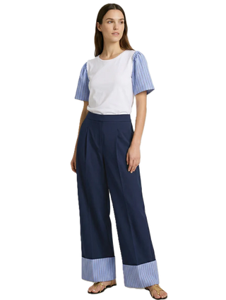 Vuelta Rayas Pant - Navy Blue Stripe