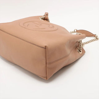 Gucci Tan Soho Chain Tote Medium