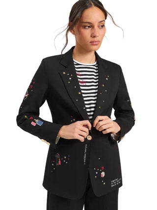 Vilagallo Blazer - Lucky in Love Empbroidery