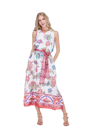 Jade Column Dress 50" - Briar Bloom
