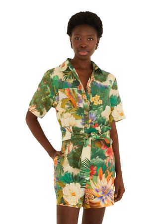 Romper - Oriental Garden Multicolor