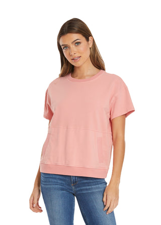 Boxy Oversize Sweatshirt - Ash Blush