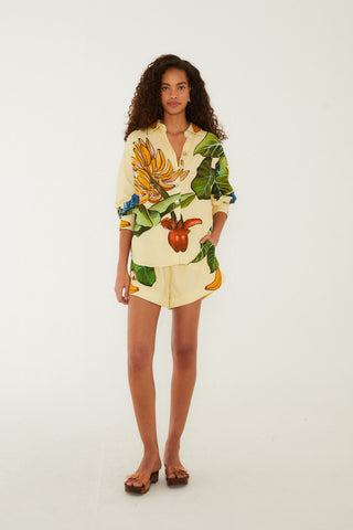Farm Rio Banana Grapes Shirt - Yellow