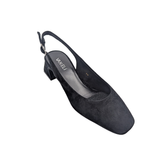Darsy Heel - Black Suede