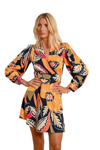Ladies Woven Dress - Mango Yellow Jane