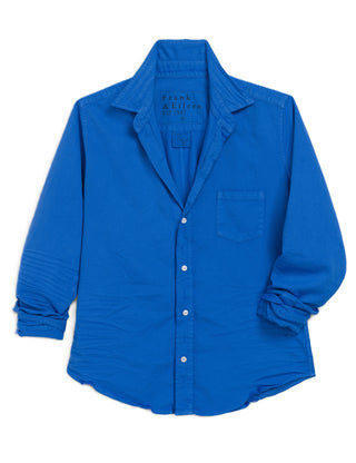 Tailored Button Up Shirt - Lavender Denim