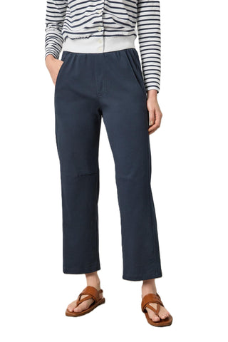 Side Panel Straight Leg Pant - Navy