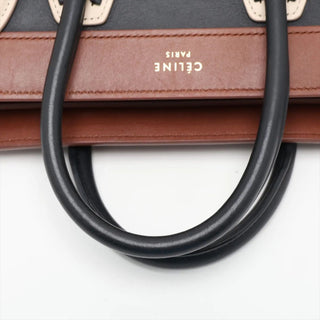 Celine Tri Color Luggage Nano Shopper