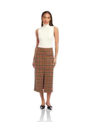 Kaia Midi Skirt - Plaid
