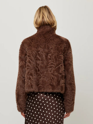 Fifteen Twenty Mackenzie Reversible Fur Coat - Wood