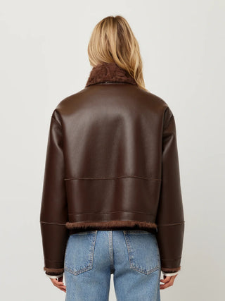Fifteen Twenty Mackenzie Reversible Fur Coat - Wood
