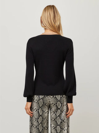 Fifteen Twenty - Amelia Bolero Shrug Sweater Black